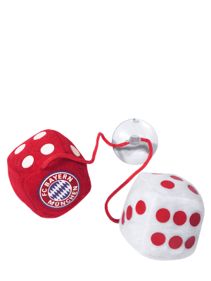 FC Bayern Plüschwürfel - Rot/Weiß