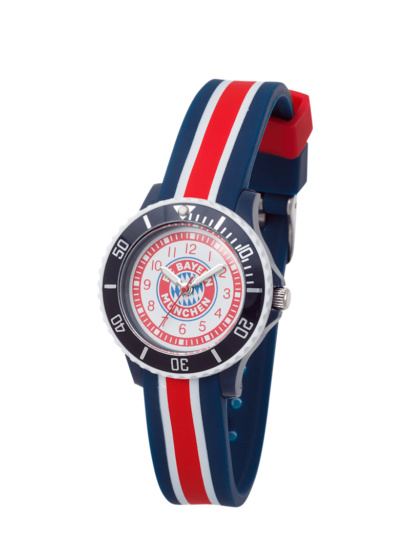 FC Bayern Armbanduhr - Rot/Weiß - Kinder