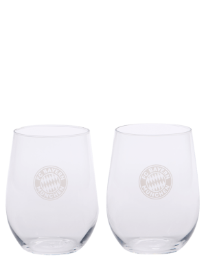 FC Bayern Wasserglas 2er-Set 0,4 l