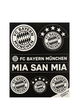 FC Bayern Sticker Set Glow in the Dark