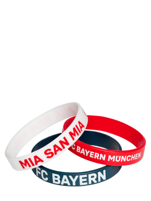 FC Bayern Armband 3er-Set - Rot