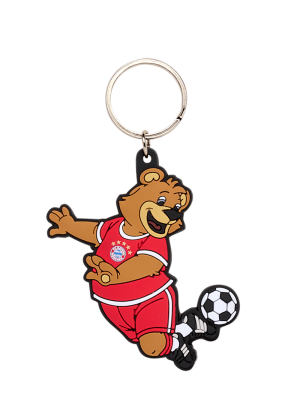 FC Bayern Schlüsselanhänger Berni - Rot