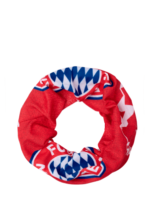 FC Bayern Multifunktionstuch München Skyline - Rot - Kinder
