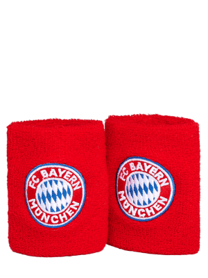 FC Bayern Schweißband 2er-Set - Rot