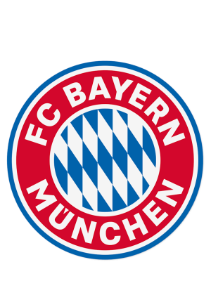 FC Bayern Wandtattoo Logo XXL - Rot