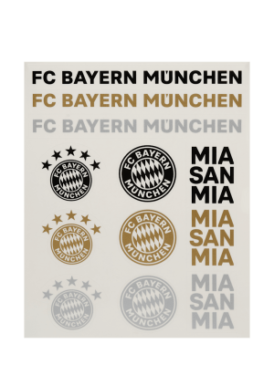 FC Bayern Sticker 2er-Set Logo