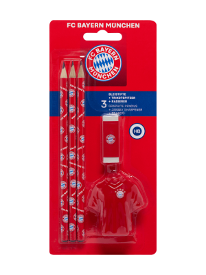 FC Bayern Schulset 5-teilig - Rot - Kinder