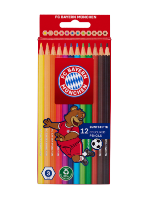 FC Bayern Buntstifte 12er-Set - Kinder