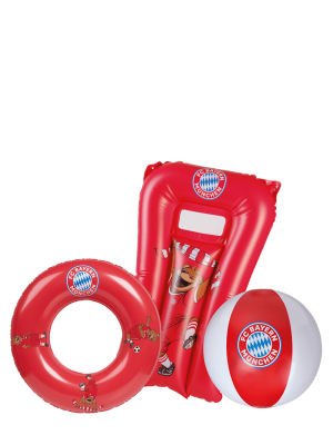 FC Bayern Strandset 3teilig - Rot