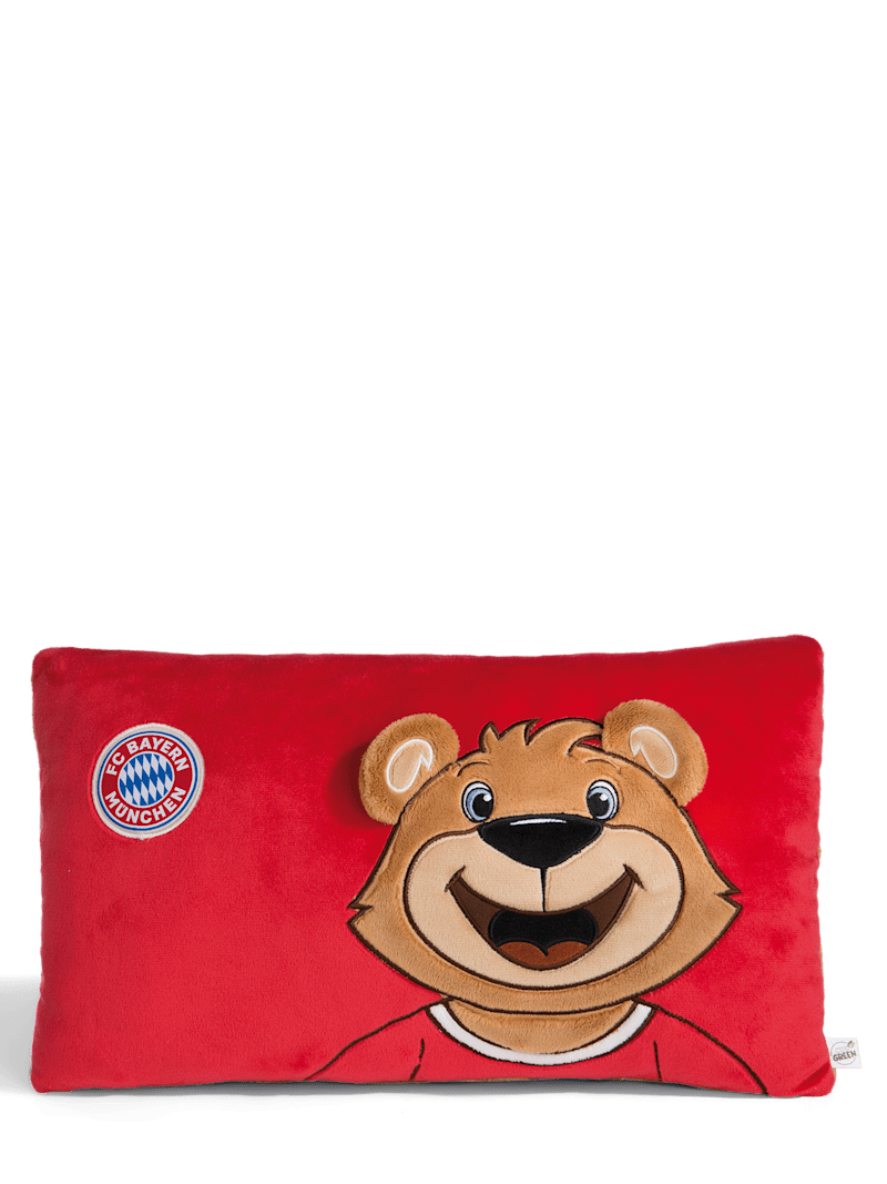 FC Bayern Kissen Berni 43x25 cm - Braun - Kinder