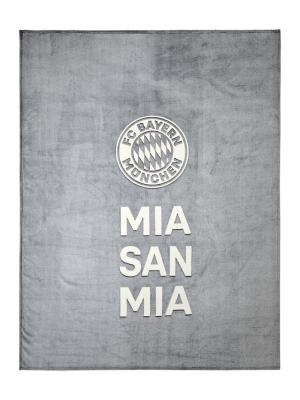 FC Bayern Kuscheldecke Glow in the dark 200x100 cm - Grau