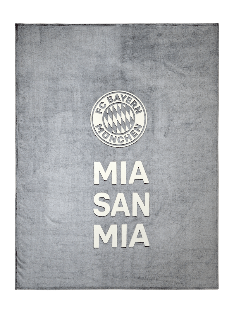 FC Bayern Kuscheldecke Glow in the dark 200x100 cm - Grau
