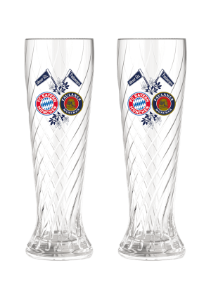 FC Bayern Weißbierglas 2er-Set 0,5 l
