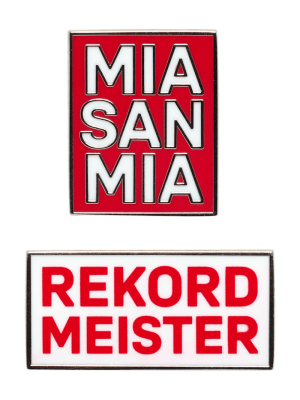 FC Bayern Pin Rekordmeister & Mia san mia