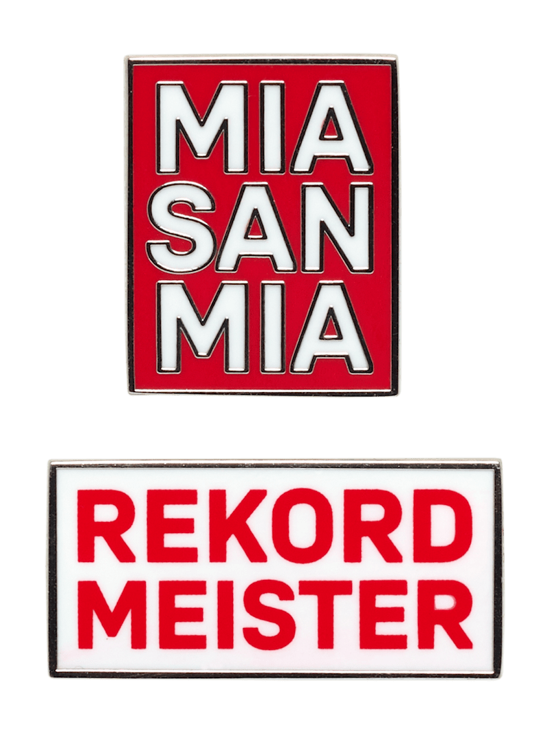 FC Bayern Pin Rekordmeister & Mia san mia