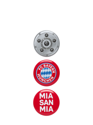 FC Bayern Button 3er-Set