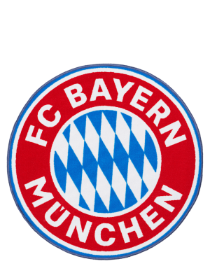 FC Bayern Teppich Logo - Rot
