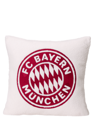 FC Bayern Dekokissen Sherpa 40x40 cm - Off white