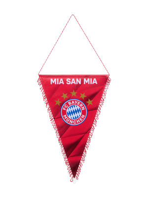 FC Bayern Wimpel Mia san mia - Rot