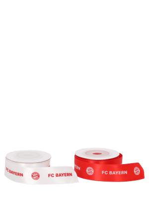 FC Bayern Geschenkband 2er Set - Rot/Weiß