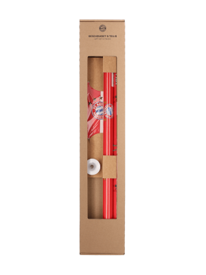 FC Bayern Geschenkset 6-teilig - Rot/Weiß