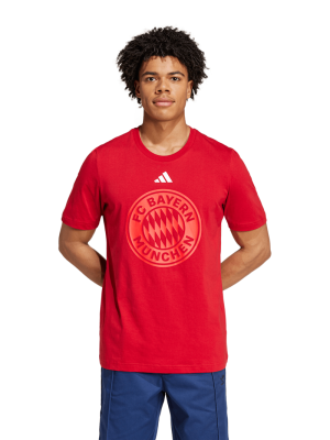 FC Bayern T-Shirt Graphic DNA - Rot - Herren - adidas