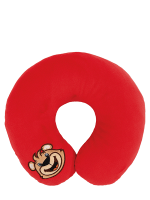 FC Bayern Nackenkissen Berni 25x25 cm - Rot - Kinder