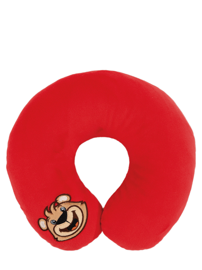 FC Bayern Nackenkissen Berni 25x25 cm - Rot - Kinder