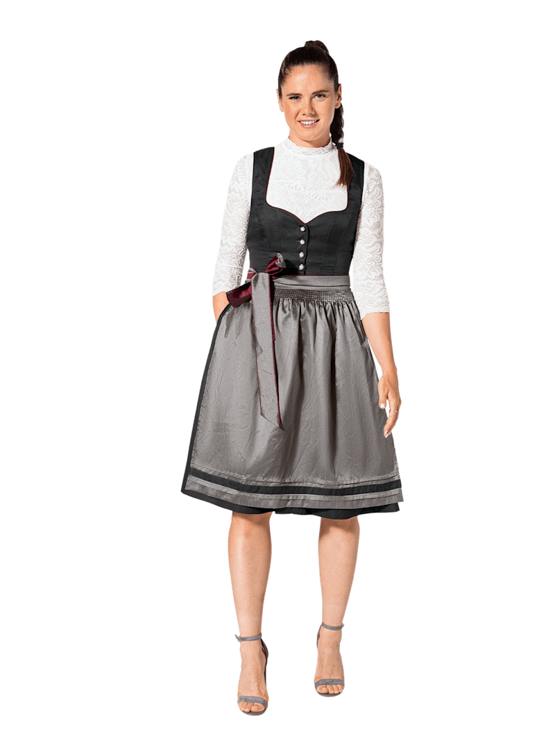 FC Bayern Dirndl Herzausschnitt - Grau - Damen