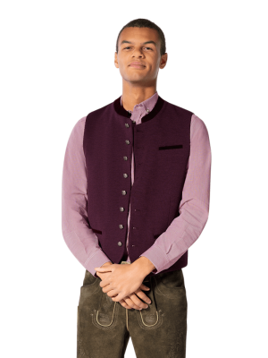 FC Bayern Trachtenweste - Bordeaux - Herren