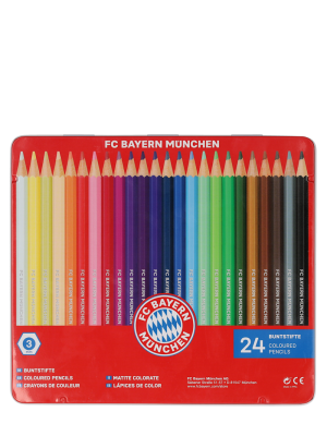 FC Bayern Buntstifte 24er-Set - Mehrfarbig