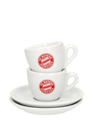 FC Bayern Espresso Tassen 2er-Set - Weiß