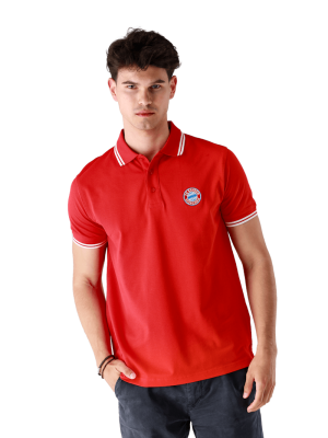 FC Bayern Poloshirt Essential - Rot - Herren