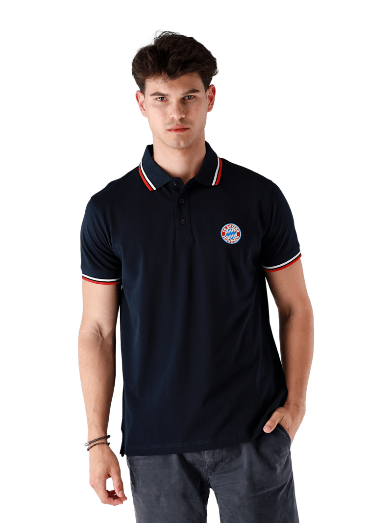 FC Bayern Poloshirt Essential - Navy - Herren