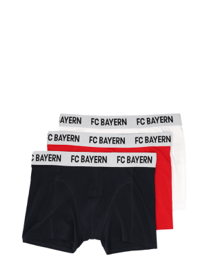 FC Bayern Boxershorts Essentials 3er-Set - Mehrfarbig - Herren