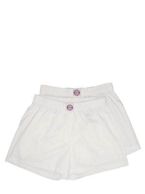 FC Bayern Boxershorts Essentials 2er-Set - Weiß - Herren