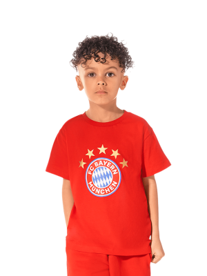 FC Bayern T-Shirt Essential - Rot - Kinder