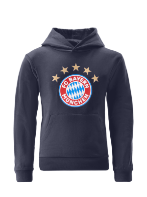 FC Bayern Hoodie Essential - Navy - Kinder