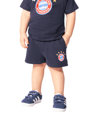 FC Bayern Sweatshort Essential - Navy - Kinder