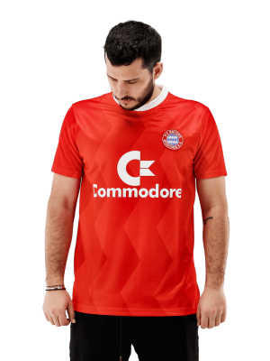 FC Bayern Retro Trikot 1988-89 - Rot