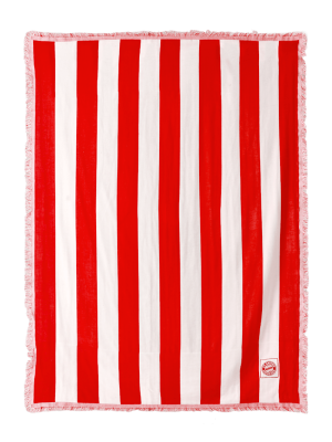 FC Bayern Decke 130x70 cm - Rot/Weiß