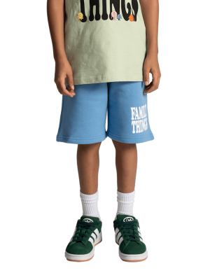 FC Bayern Sweatshort Family Things - Blau - Kinder