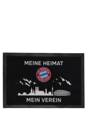 FC Bayern Fußmatte Meine Heimat mein Verein - Schwarz