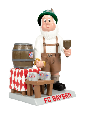 FC Bayern Gartenzwerg O´zapft is - Mehrfarbig