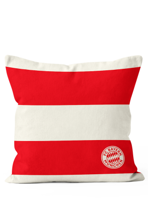 FC Bayern Kissen 40x40 cm - Rot/Weiß