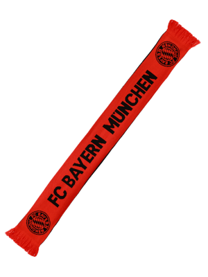FC Bayern Schal Red & Black - Rot