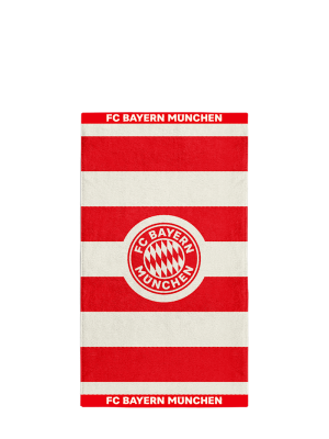 FC Bayern Handtuch 100x50 cm - Rot/Weiß
