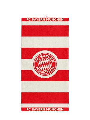 FC Bayern Duschtuch 140x70 cm - Rot/Weiß