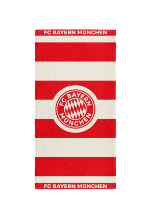 FC Bayern Strandtuch - Rot/Weiß