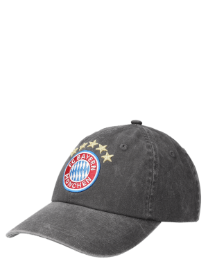 FC Bayern Baseballcap Logo washed - Grau